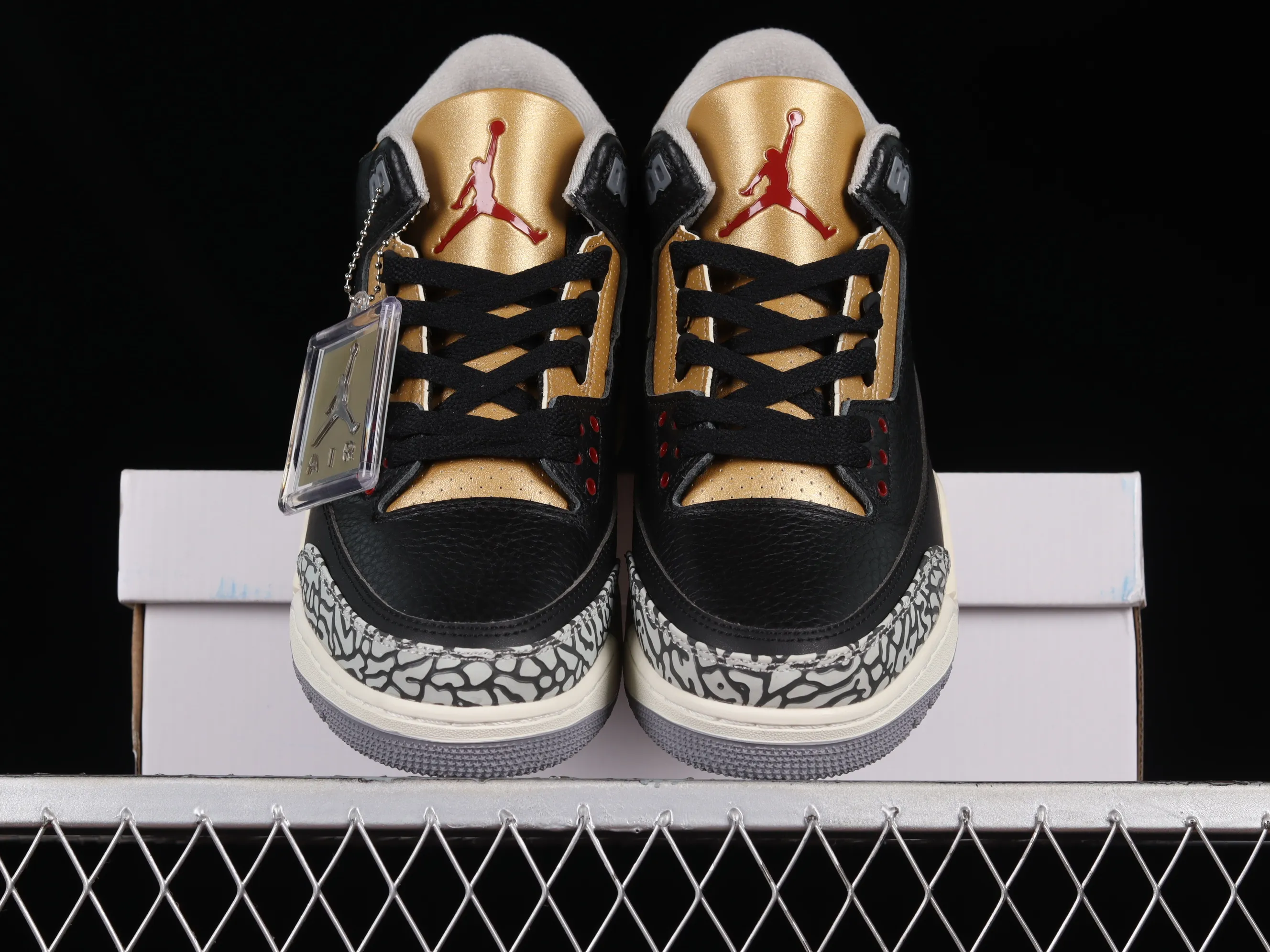 All categories Air Jordan Jordan series basketball shoes Air Jordan 3 Air Jordan 3 Retro "Black Gold" AJ3 Joe 3 black gold cement CK9246-067